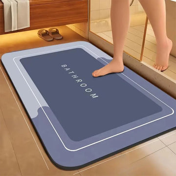 Simple diatom mud bathroom door dirt-resistant non-slip floor mats household kitchen mats water-absorbent quick-drying foot mats