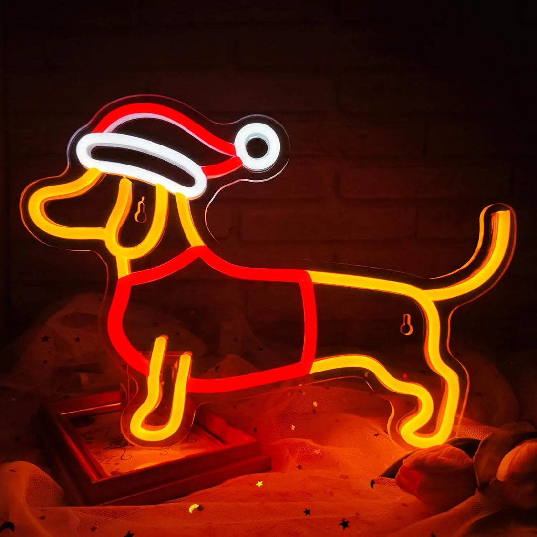 Dachshund Neon Sign For Wall Decor Cute Dog Neon Sign Led Light Up Sign For Pet Shop Bedroom Party Art Wall Dimmable Decor USB