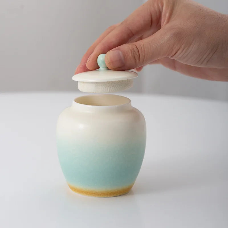 Cat Mom Memorial Urn - Custom "My Fur Baby" Text, Ceramic Ashes Keepsake with Heart Locket