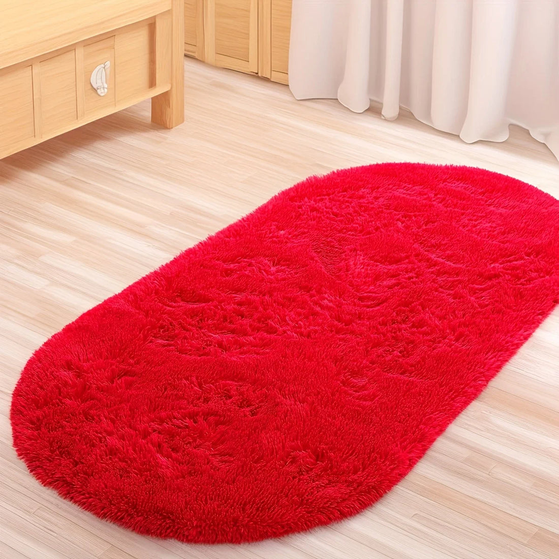VIKAMA Grey Dense Silk Carpet Winter Warm Carpet Bedroom Bedside Rugs Living Room Sofa Carpet  Long Hair Soft Floor Mat Home Dec