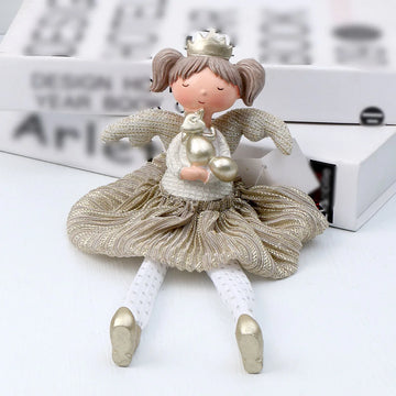 1 pc  Little Angel Elf Muppet Flower Fairy  Angel Ornament Doll,  Anime Cartoon Cloth Decorations, For Home Living Room Office