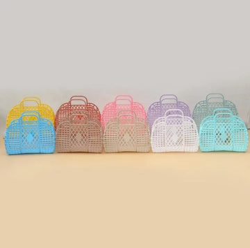 Detachable Shower Plastic Bath Bathroom Hollow Wash Storage Shopping Basket Home Storage Organization