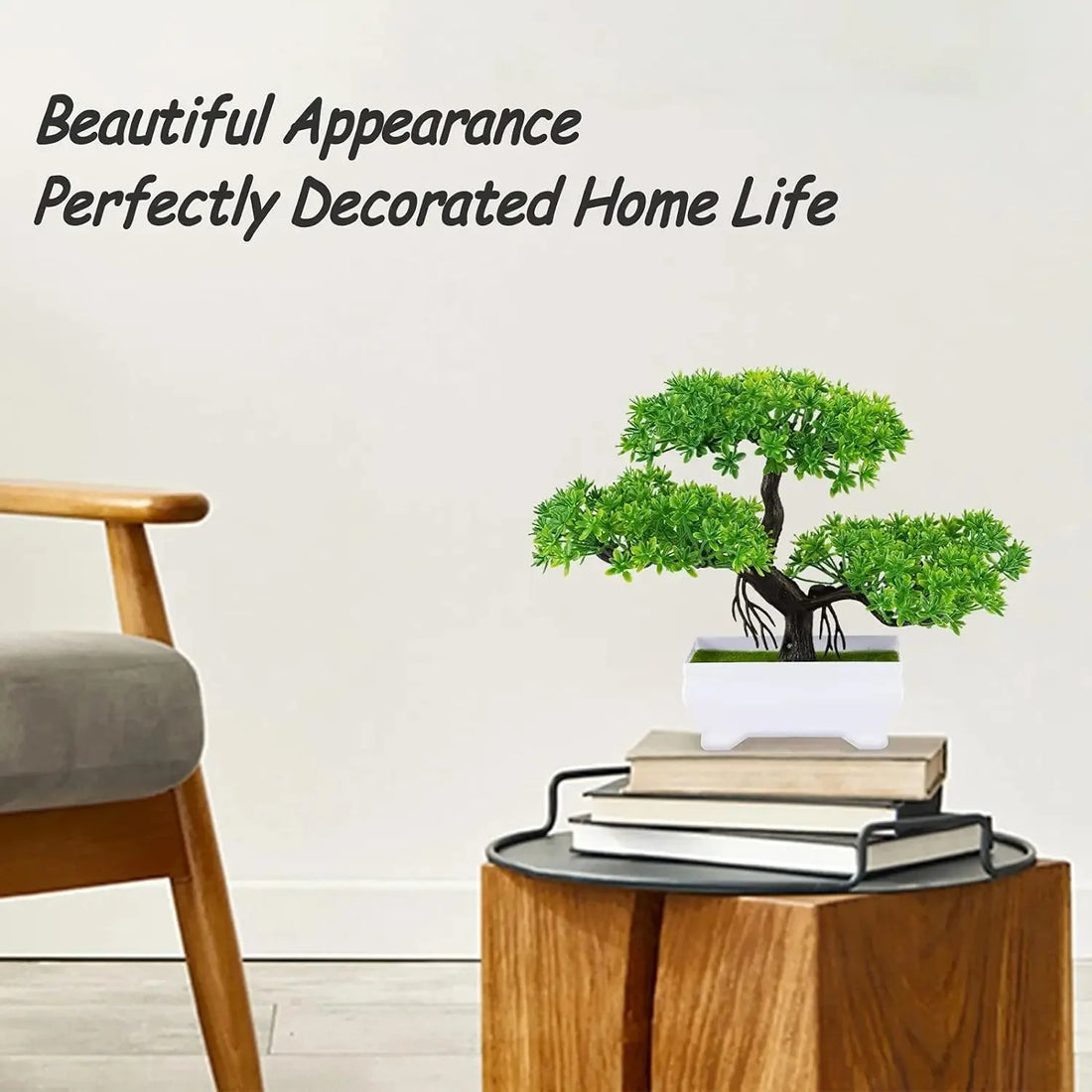 Artificial Plants Bonsai Simulated Tree Potted Plants Fake Flowers Table Potted Ornaments