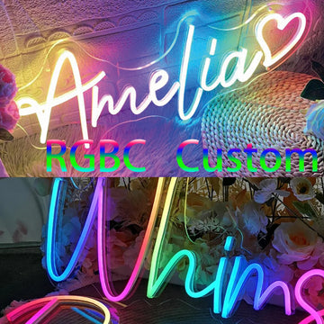 Private Custom RGB Neon Sign for Name Design Party Birthday Room Decor Bedroom Bar Shop Neon Light Led Sign Personalized Gifts