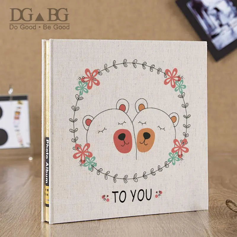 Photo Album Wedding Self Stick Baby Scrapbook Magnetic Sheet 4x6 5x7 8x10 Picture Love Family Large Travel Memory Book Portfolio