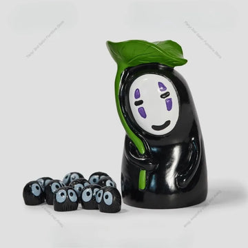 Japanese No-Face Anime Figure Mini Figurines Kawaii Modern Creativity Office Bookshelf Bedroom Balcony Creative Gift FYFM