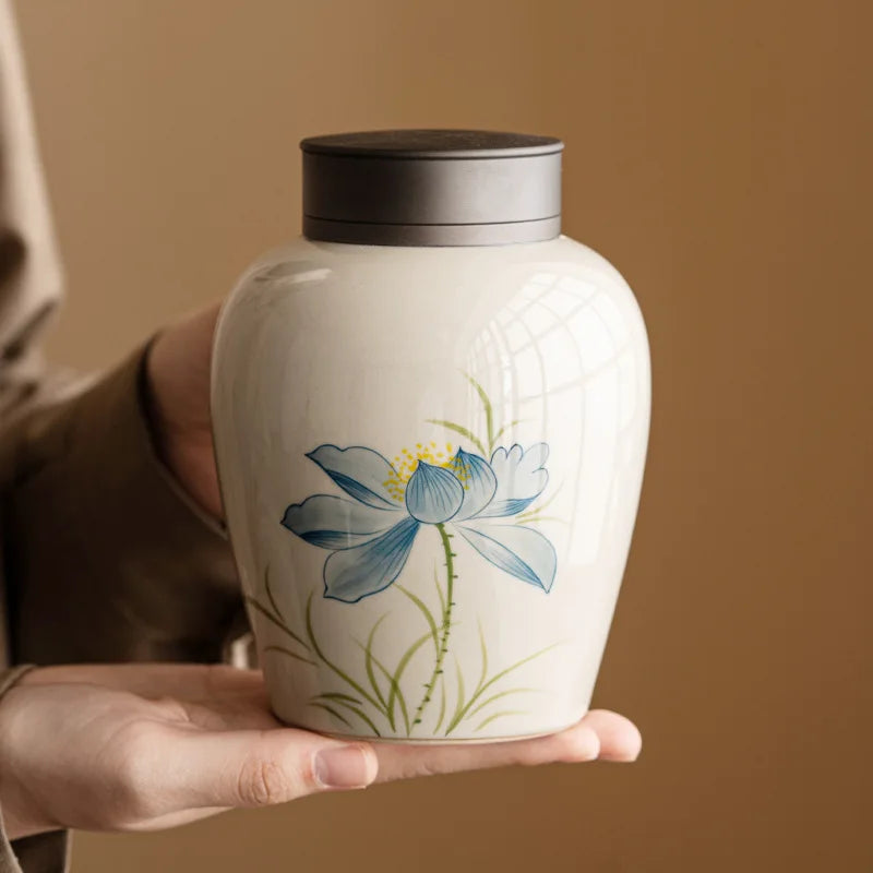 Vintage Ceramic Urn Pets, Mini Portable Cremation, Animal Coffin, Commemorative Ashes Storage, Cremation Burial, Pet Supplies