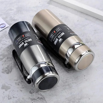 1L Thermal Water Bottle Keep Cold and Hot Water Bottle Thermos for Water Tea Coffee Vacuum Flasks Stainless Steel Thermos Bottle