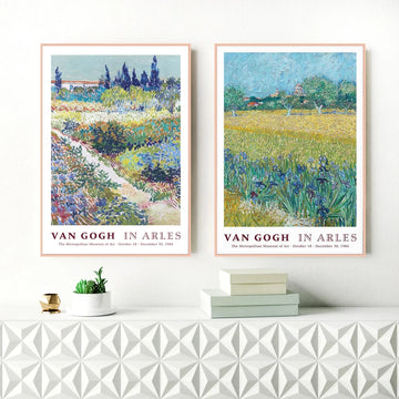 The Van Gogh Tour Arles In France Painting Art Canvas Print Museum Exhibition Poster Gallery Wall Art Pictures Living Room Decor